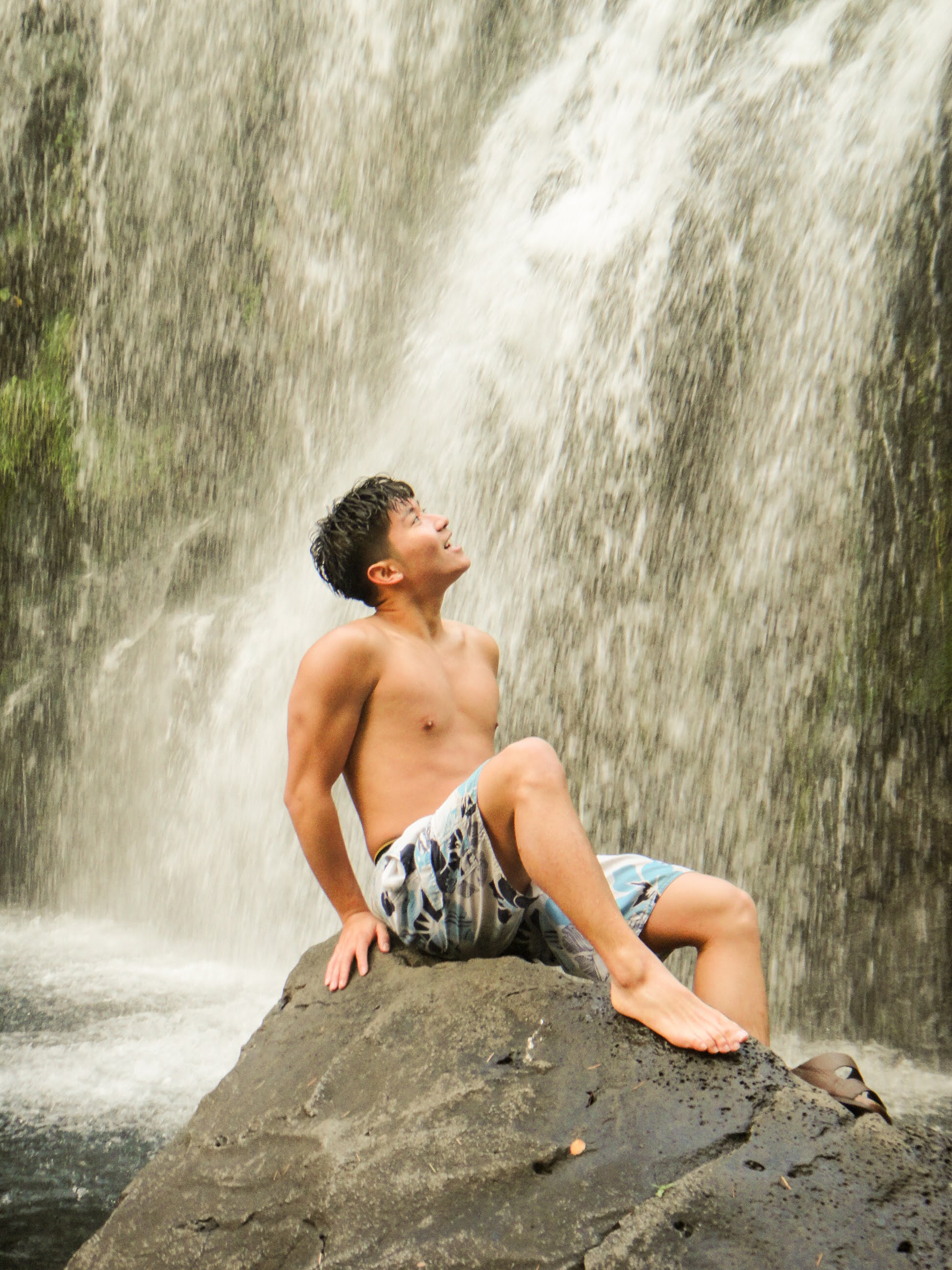 William at waterfall